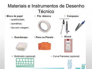 Materiais e Instrumentos de Desenho
Técnico
 