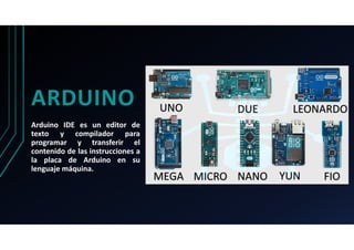 ARDUINO TIPOS VOID LOOP VOID SETUP SINTAXIS VARIABLES | PDF