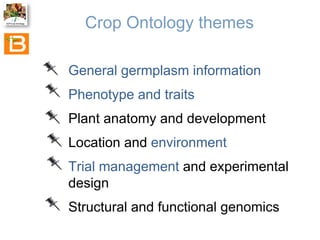 The Crop Ontology: a resource for enabling access to breeders’ data 