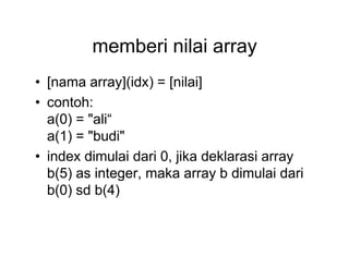 2 array n-matriks | PPT