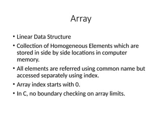 2 ARRAY OPERATIONS using C programming.pptx
