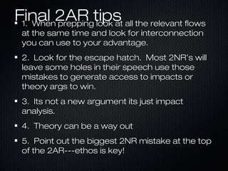 2ar situational debating in policy debate | PPT