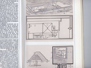 Zóser IIIª Dinastía (2635-2615 a. C.)
• Uso exclusivo de piedra por primera vez:
necesidad de material eterno para la eternidad
de su poder divino
• Conjunto monumental de Sakkara: 545x277
mts.
• Pirámide de 60 mts de alto, con origen en una
mastaba de 63 mts de lado y 8 mts de alto
 
