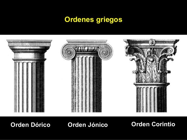 Resultado de imagen para arte griego ORDENES