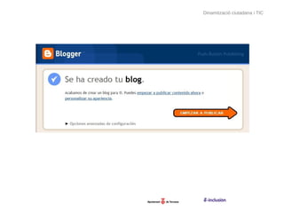 Dinamització ciutadana i TIC
 