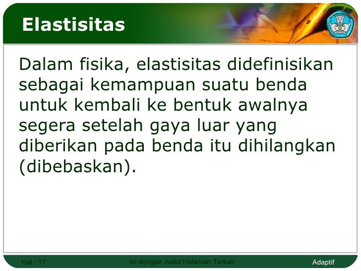 2a sifat elastis bahan askar 2a sifat elastis bahan askar