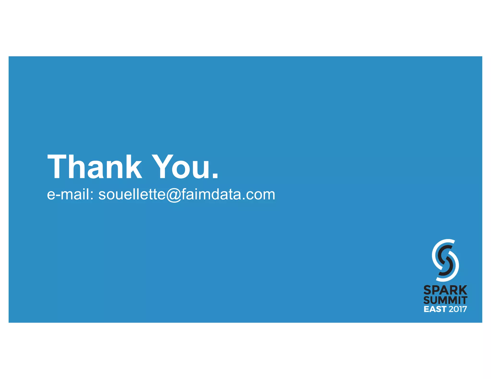 Thank You.
e-mail: souellette@faimdata.com
 