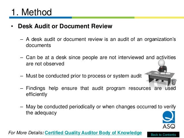 Asq Cqa Part 1 Auditing Fundamentals