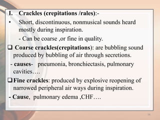 Assessment of patient with respiratory disorder | PPTX