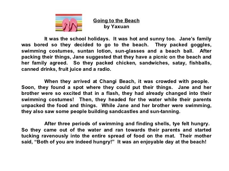 A day at the beach essay