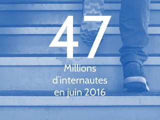 Millions
d’internautes
en juin 2016
 