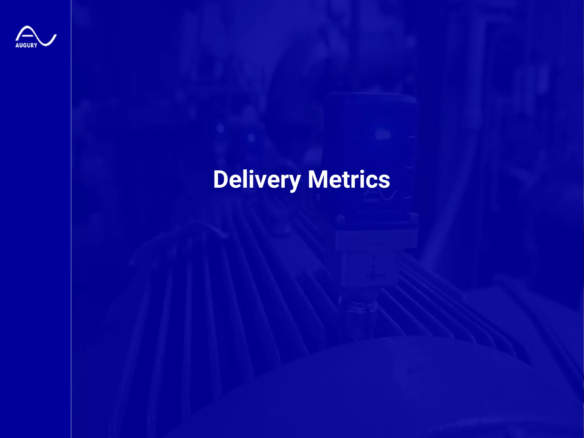 Augury Confidential
Delivery Metrics
 
