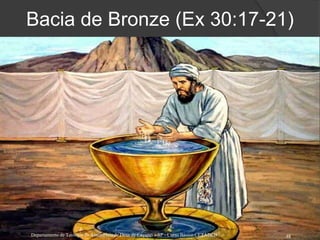 de 40
Bacia de Bronze (Ex 30:17-21)
Departamento de Teologia da Assembleia de Deus de Caçapava-SP - Curso Básico CETADEB 48
 