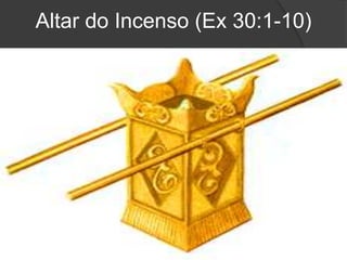 de 40
Altar do Incenso (Ex 30:1-10)
Departamento de Teologia da Assembleia de Deus de Caçapava-SP - Curso Básico CETADEB 51
 