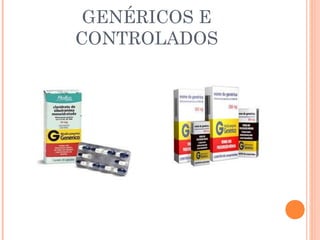 GENÉRICOS E
CONTROLADOS
 