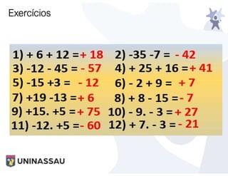 Exercícios
 