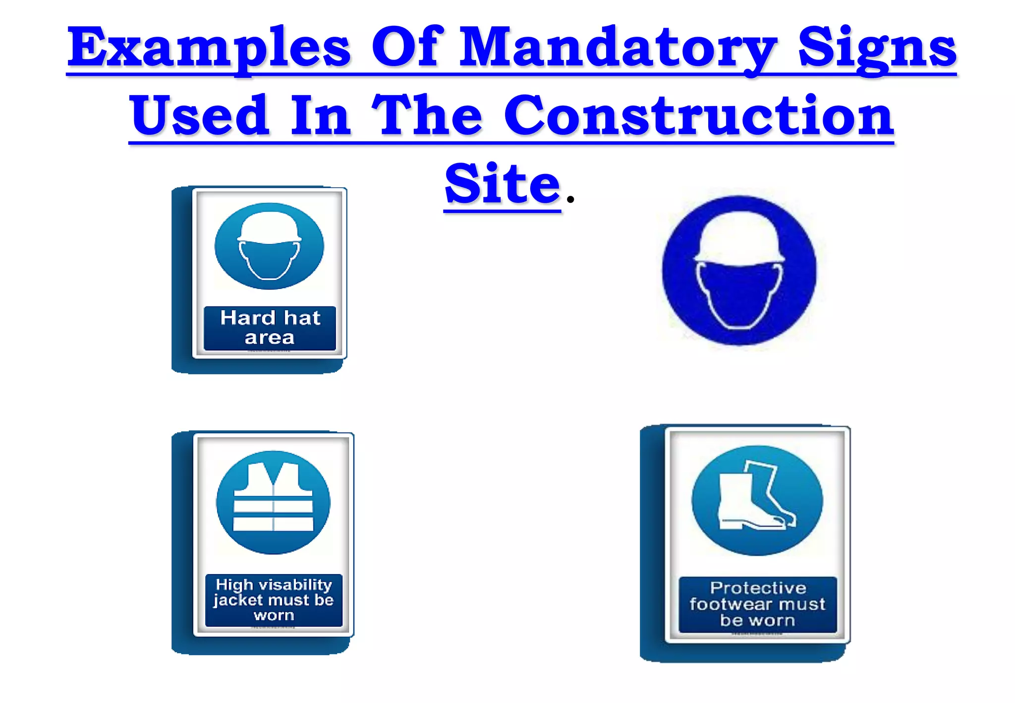 KNOW YOUR CONSTRUCTION SAFETY SIGNS. | PDF