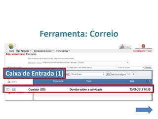 Ferramenta: Correio
Caixa de Entrada (1)
 