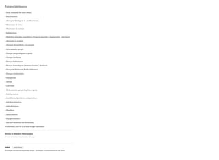 Fatores intrínsecos
- Idade avançada (80 anos e mais)
- Sexo feminino
- Alterações fisiológicas do envelhecimento
- Diminuição da visão
- Diminuição da audição
- Sedentarismo
- Distúrbios músculos-esqueléticos (fraqueza muscular e degenerações articulares)
- Alterações na postura
- Alteração de equilíbrio e locomoção
- Deformidades nos pés
- Doenças que predispõem a queda
- Doenças Cardíacas
- Doenças Pulmonares
- Doenças Neurológicas (Derrame Cerebral, Demência,
- Doença de Parkinson, Mal de Alzheimer)
- Doenças Geniturinária
- Osteoporose
- Artrose
- Labirintite
- Medicamentos que predispõem a queda
- Antidepressivos
- Ansiolíticos, hipnóticos e antipsicóticos
- Anti-hiperternsivos
- Anticolinérgicos
- Diuréticos
- Antiarritmicos
- Hipoglicemiantes
- Anti-infl amatórios não-hormonais
Polifarmácia ( uso de 5 ou mais drogas associadas)
Termos do Glossário Relacionados
Índice
Avaliação Multidimensional do idoso - Avaliação multidimensional do idoso
Arraste os termos relacionados até aqui
Buscar Termo
 