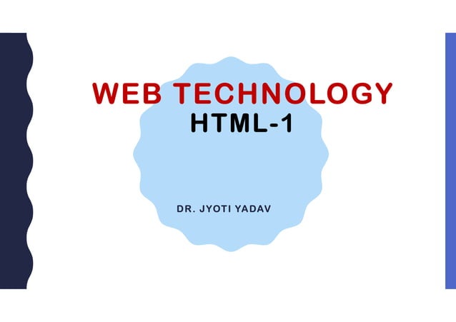 2a web technology html basics 1 | PPT