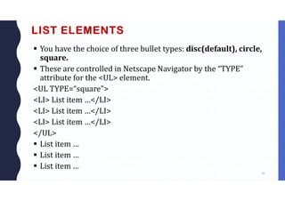 2a web technology html basics 1 | PDF