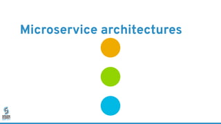Microservice architectures
 