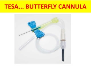 TESA... BUTTERFLY CANNULA
 