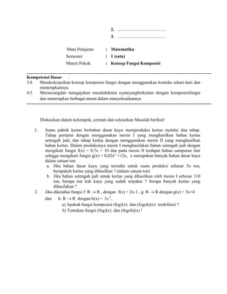 2b. fungsi komposisi | PDF