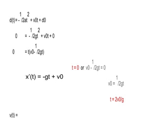 2b. motion in one dimension | PPT