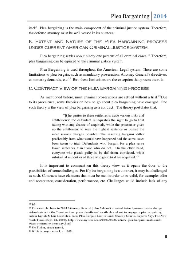 example of plea bargaining Plea bargains.