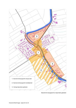 Dorpsvisie Baambrugge - pagina 25 van 34
Beschermd dorpsgezicht en bijzondere gebieden
 