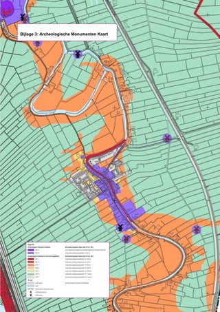 Dorpsvisie Baambrugge - pagina 33 van 34
Bijlage 3: Archeologische Monumenten Kaart
 