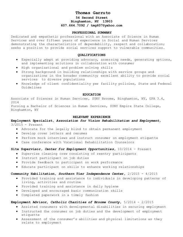 opwdd resume garruto cover letter for vocational rehabilitation counselor