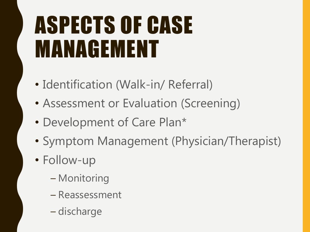 Case Management Documentation 7.22.16