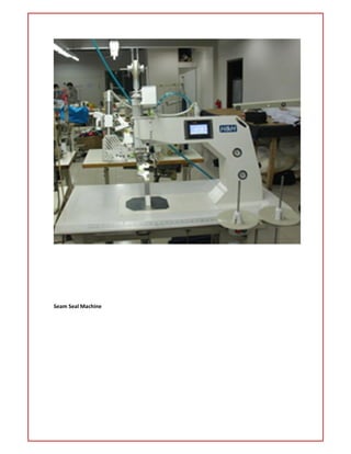 Seam Seal Machine
 