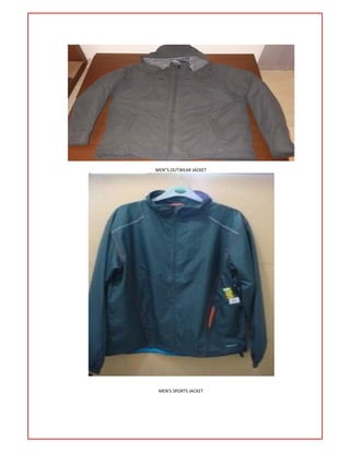 MEN"S OUTWEAR JACKET
MEN'S SPORTS JACKET
 