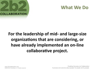 2b2 Collaboration Introduction | PPT