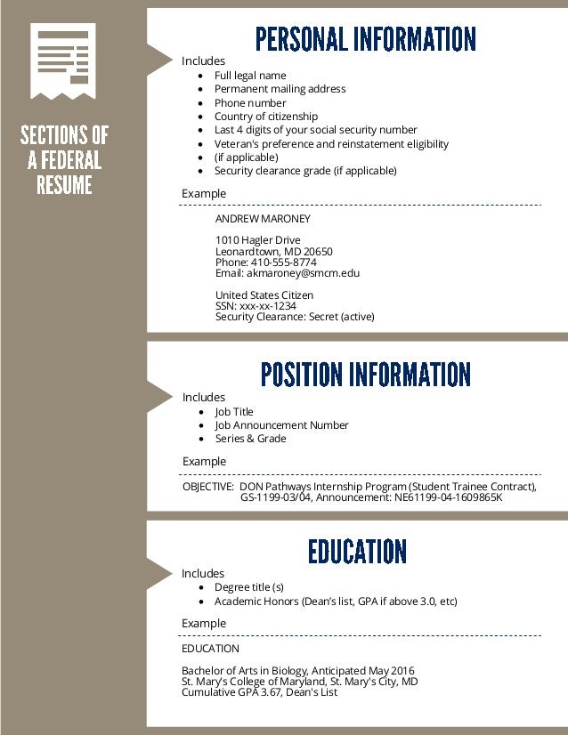 federal resume guide