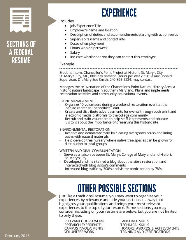 federal resume guide