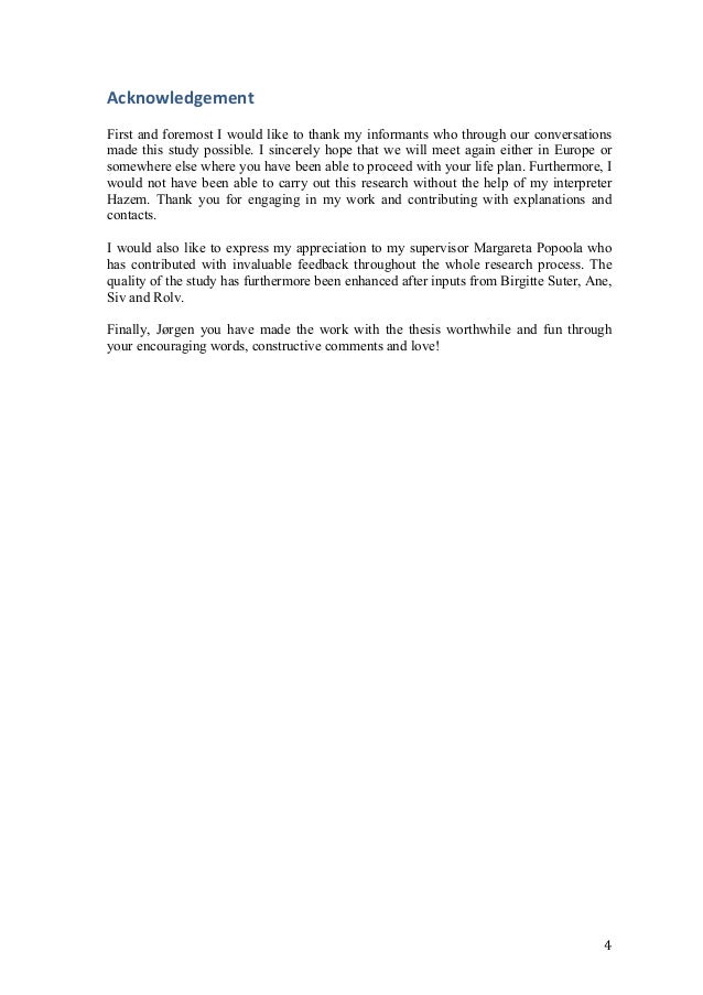 Master thesis opponent review