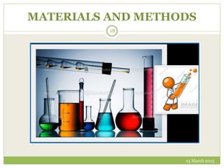MATERIALS AND METHODS
13 March 2015
18
 