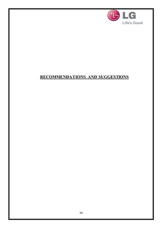 54
RECOMMENDATIONS AND SUGGESTIONS
 