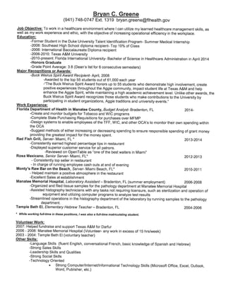 BTFF Application FDOH Manatee