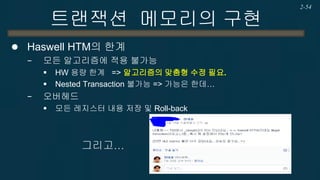트랜잭션 메모리의 구현 
2-54  