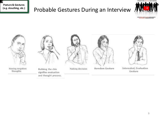body language and nonverbal communication during Non-verbal interviewing skills body language comprises 55% of the force of any response nonverbal communication during the interview. body language and nonverbal communication during Non-verbal interviewing skills body language comprises 55% of the force of any response nonverbal communication during the interview.