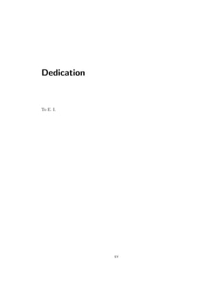 Dedication
To E. I.
xv
 