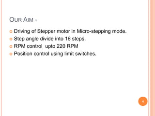 Microstepping of stepper Motor | PPTX