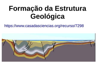 Formação da Estrutura
Geológica
https://www.casadasciencias.org/recurso/7298
 