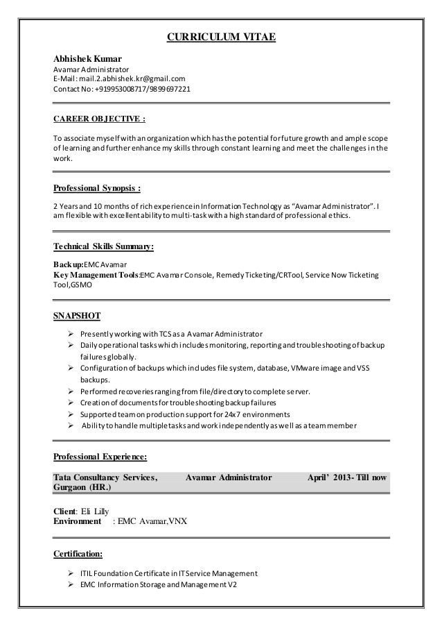 service now administrator resume images resume format examples 2018