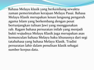 Warisan Sama Makna Melayu Klasik